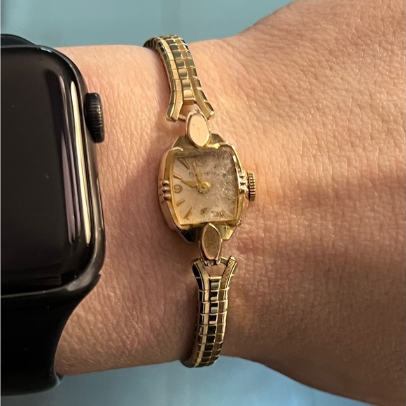 Vintage 1952 Bulova L2 manual winding ladies watch 10kt gold filled - Picture 2 of 8